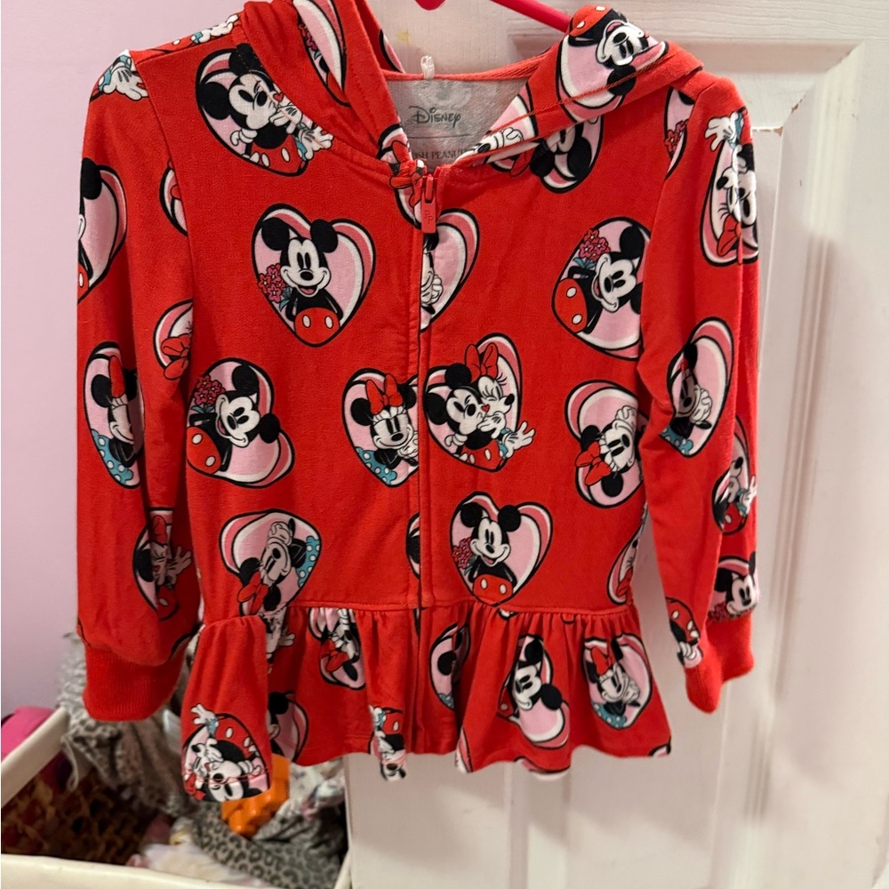 Posh Peanut Minnie Valentines Hooded Jacket